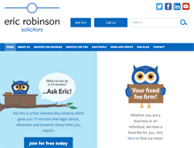 Tablet Screenshot of ericrobinson.co.uk